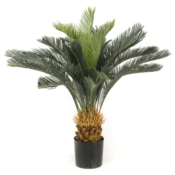 Emerald Konstväxt cycasträd i kruka 80 cm Grön