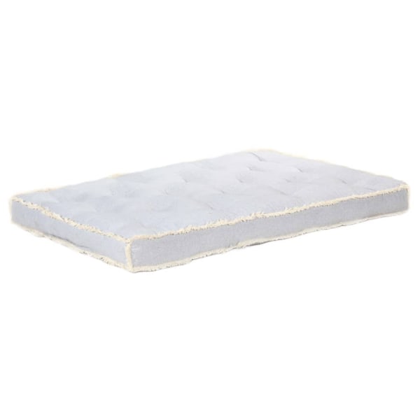vidaXL Dyna till pallsoffa grå 120x80x10 cm grå