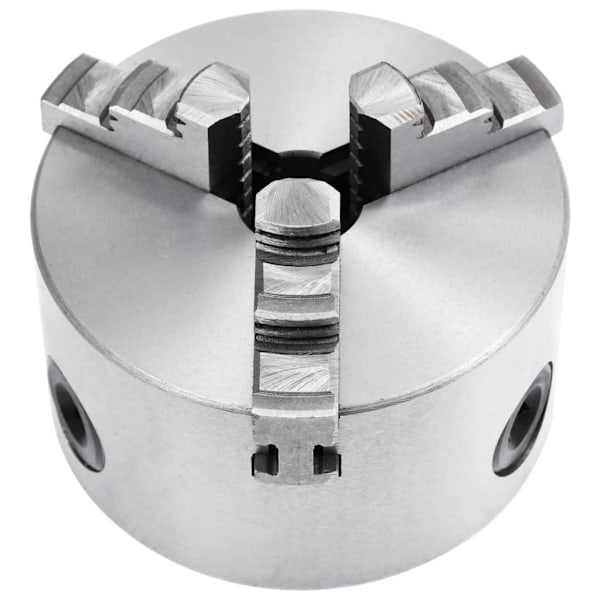 vidaXL 3-backs självjusterande svarvchuck 100 mm stål