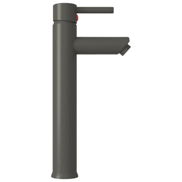 vidaXL Badrumsblandare grå 12x30 cm grå