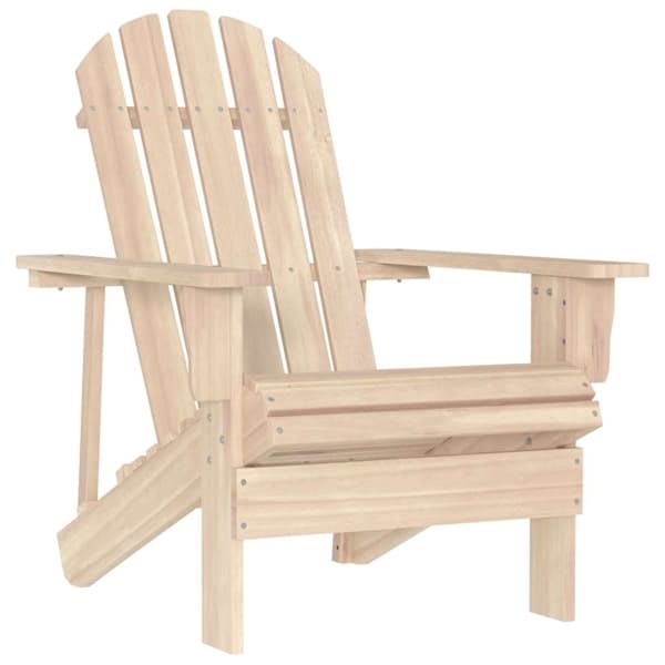 vidaXL Adirondackstol massivt granträ Brun