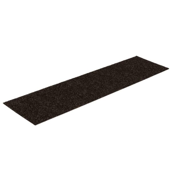 vidaXL Trappmattor självhäftande 15 st 76x20 cm mörkbruna rektangulära Brun