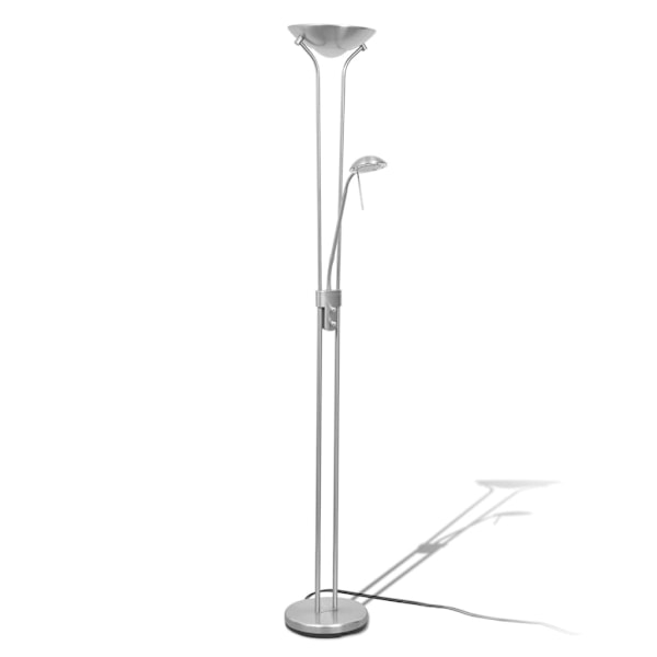 vidaXL Dimbar LED Golvlampa 23 W Silver