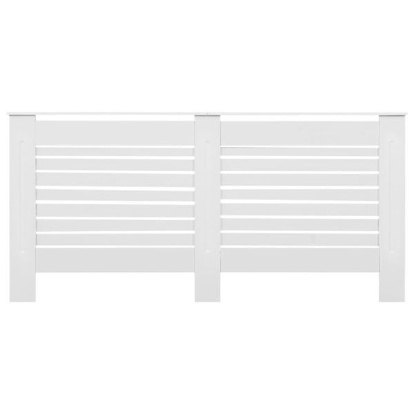 vidaXL Elementskydd 2 st vit 172x19x81,5 cm MDF Vit