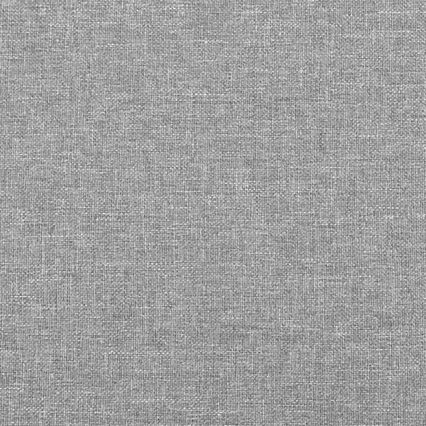 vidaXL Ramsäng med madrass ljusgrå 120x190 cm tyg Grå
