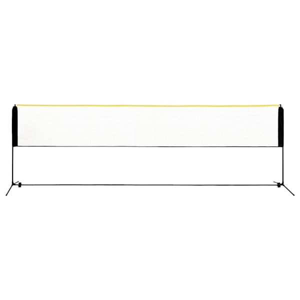 vidaXL Justerbart badmintonnät 500x103x94-158 cm metall