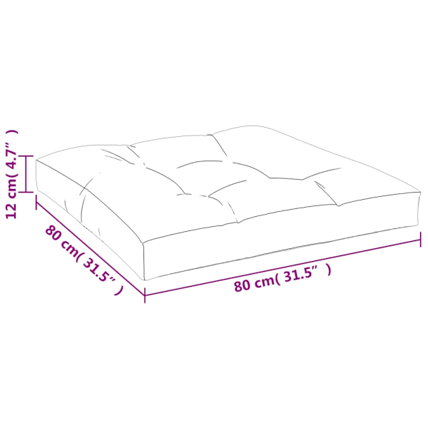 vidaXL Palldynor 2 st svartrutig tyg Flerfärgsdesign