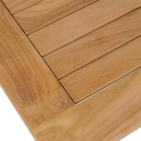 vidaXL Soffbord teak 90x50x45 cm Brun