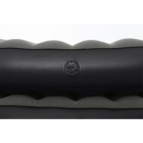 Bestway 3-i-1 uppblåsbar luftmadrass svart och grå 188x99x25 cm Svart