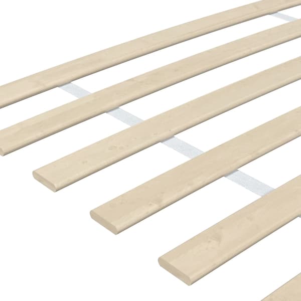 vidaXL Sängribborsättning med 48 ribbor 2 st 90x200 cm Brun