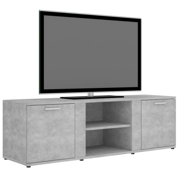 vidaXL Tv-bänk betonggrå 120x34x37 cm konstruerat trä grå