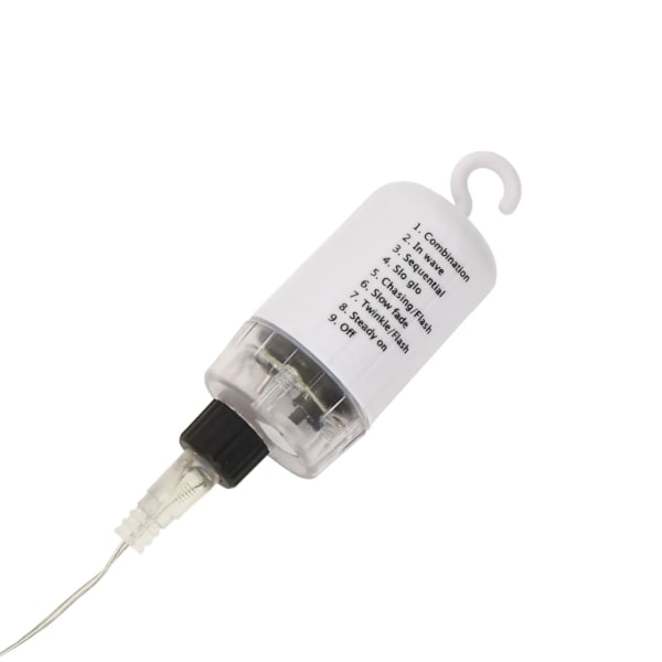 vidaXL Julbelysning 140 LED kallvit 17 cm Cold white
