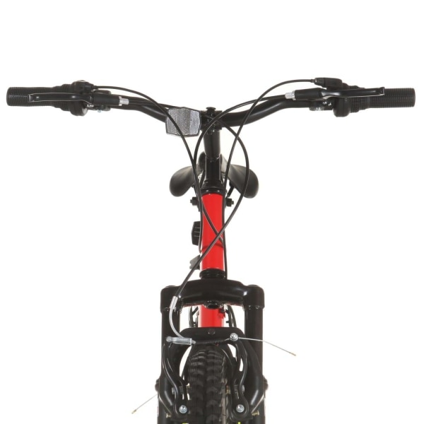 vidaXL Mountainbike 21 växlar 26-tums däck 49 cm röd Röd