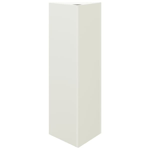 vidaXL Odlingslådor 2 st vit triangulär 30x26x75 cm stål Vit
