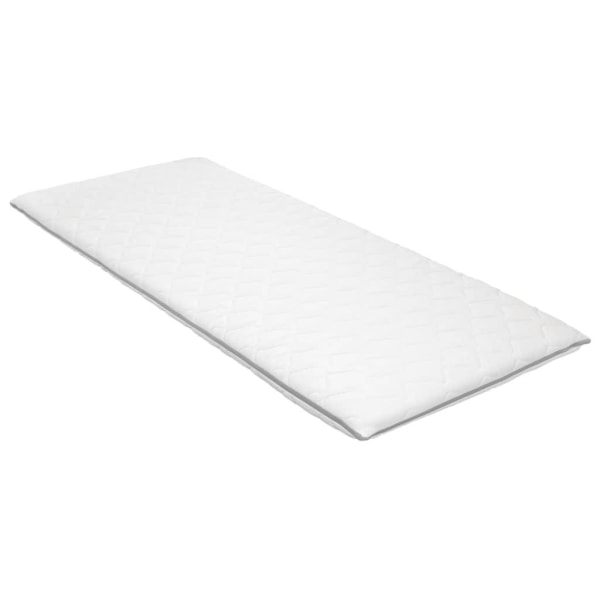 vidaXL Bäddmadrass 100x200 cm viskoelastiskt minnesskum 6 cm Vit