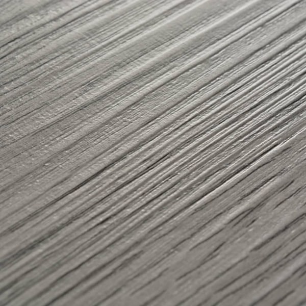 vidaXL Självhäftande PVC-golvbrädor 2,51 m² 2 mm mörkgrå grå