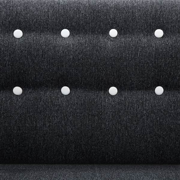 vidaXL Soffa L-formad tyg 171,5x138x81,5 cm mörkgrå grå