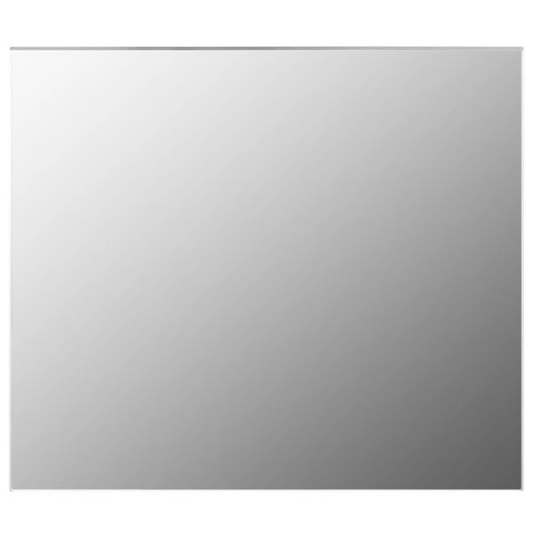 vidaXL Spegel utan ram 80x60 cm glas Silver