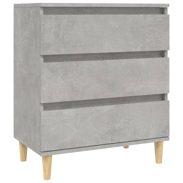 vidaXL Byrå betonggrå 60x35x70 cm konstruerat trä Grå