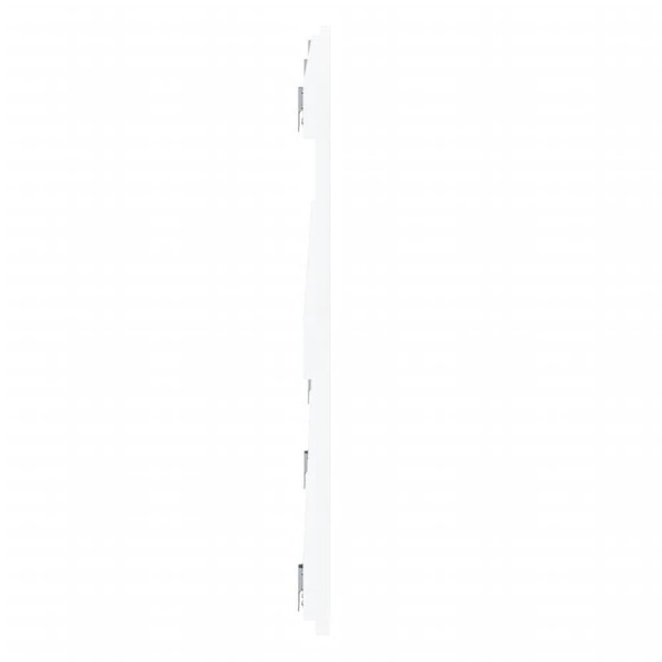 vidaXL Väggmonterad huvudgavel vit 204x3x60 cm massiv furu Vit