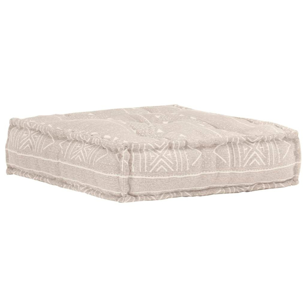 vidaXL Modulpuff beige tyg Beige