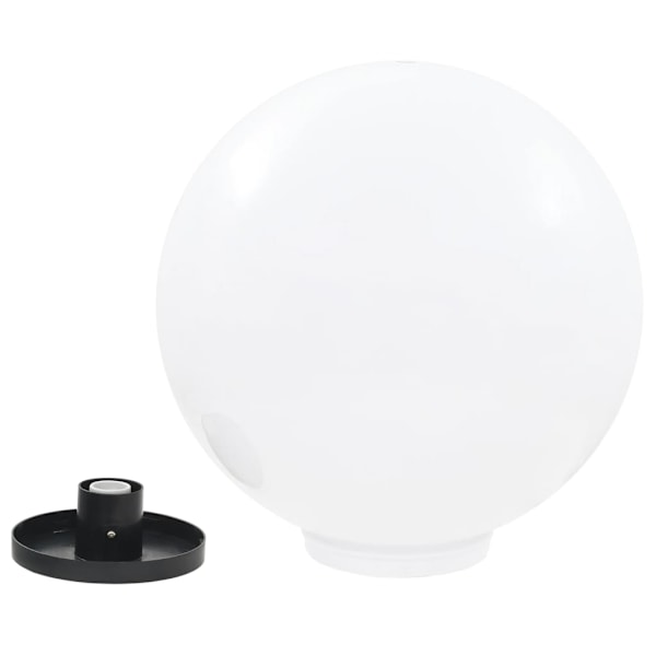 vidaXL Globlampa LED sfärisk 50 cm PMMA Vit