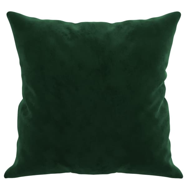 vidaXL Prydnadskuddar 2 st mörkgrön 40x40 cm sammet Grön