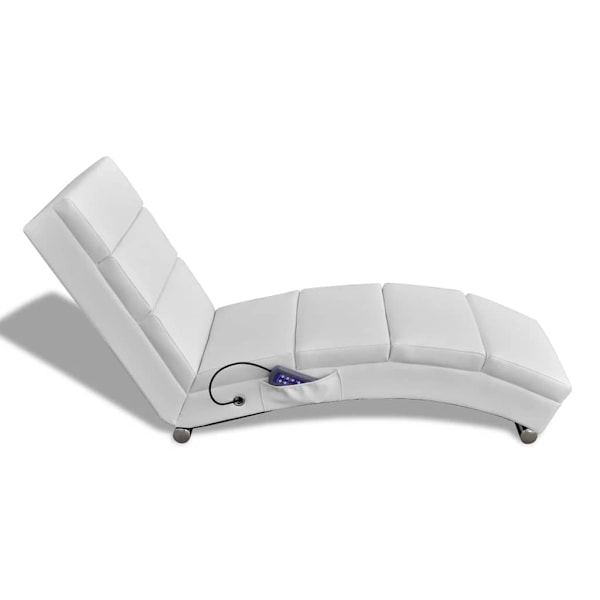 vidaXL Massagestol Vit 8-massagepunkter Vit