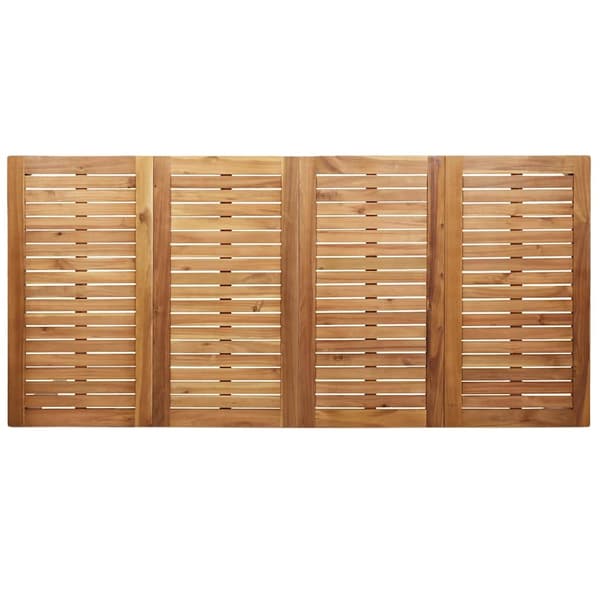 vidaXL Utomhusmatbord 7 st 180 x 90 x 75 cm Brun