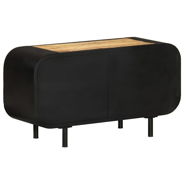 vidaXL TV-bänk 90x30x48 cm grovt mangoträ Brun