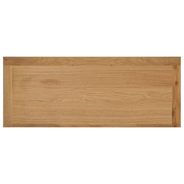 vidaXL Vinskåp för 11 flaskor 80x32x80 cm massiv ek Brun