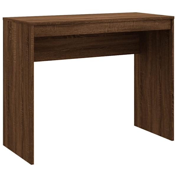 vidaXL Skrivbord brun ek 90x40x72 cm konstruerat trä Brun