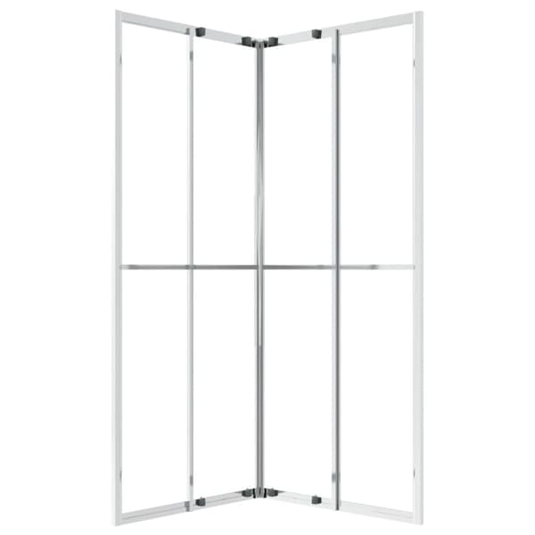 vidaXL Duschvägg ESG 80x80x180 cm Transparent