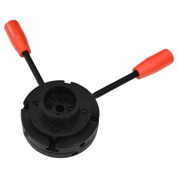vidaXL 4-backs svarvchuck med M33-koppling stål 100 mm