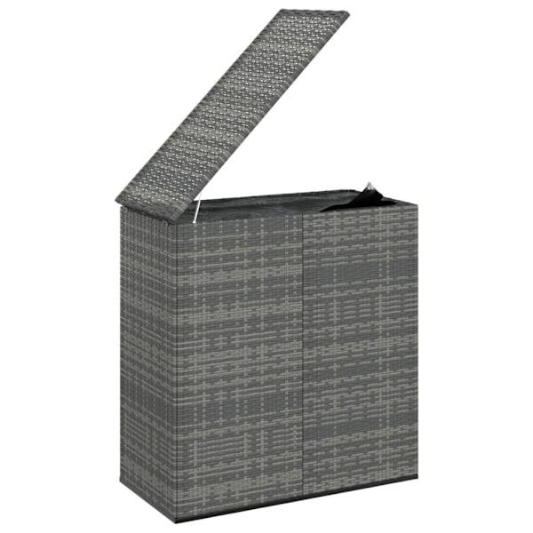 vidaXL Dynbox PE-rotting 100x49x103,5 cm grå grå