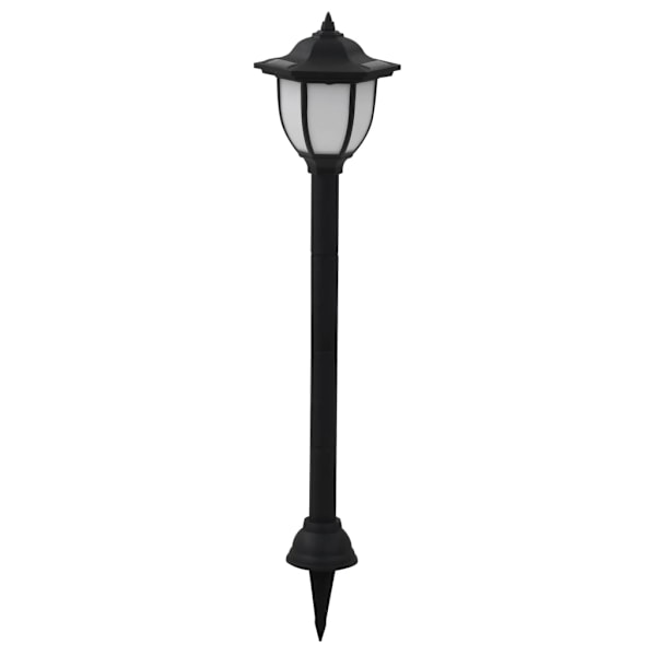 vidaXL Sollampa LED set 3 st svart Svart