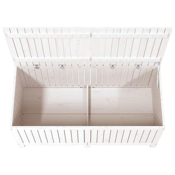vidaXL Dynbox vit 147x68x64 cm massiv furu Vit