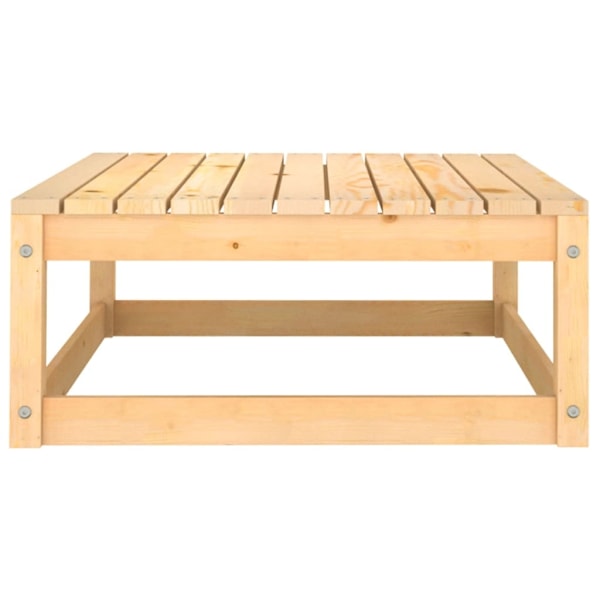 vidaXL Loungegrupp 3 delar massiv furu Brun
