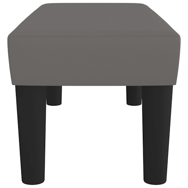vidaXL Bänk grå 70x30x30 cm konstläder Grå