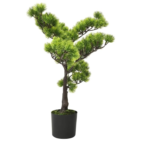 vidaXL Konstgjort bonsaiträd i kruka tall 60 cm grön Grön