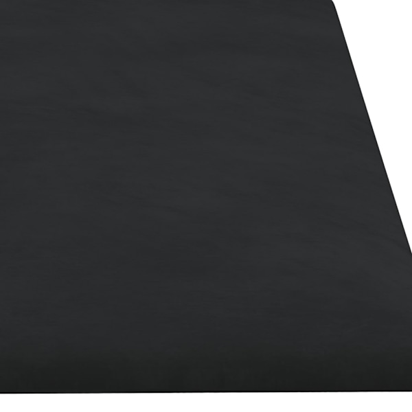 vidaXL Väggpaneler 12 st Svart 60x15 cm sammet 1,08 m² Svart