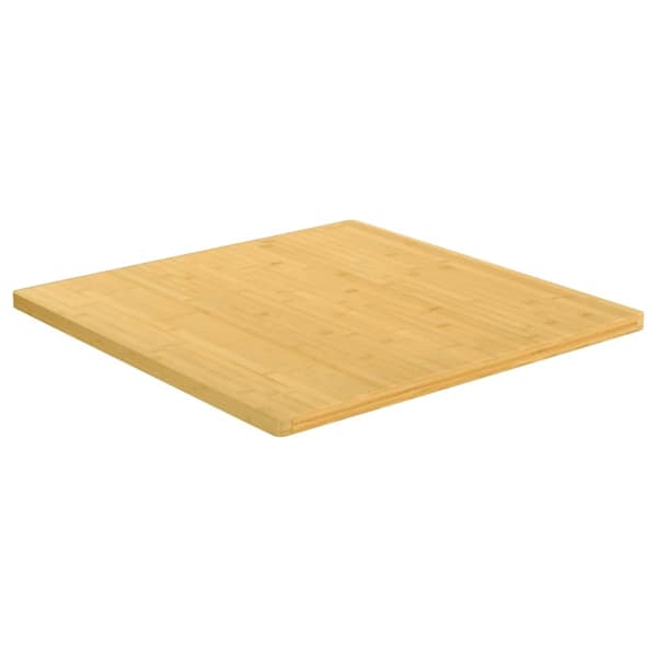 vidaXL Bordsskiva 90x90x2,5 cm bambu Brun
