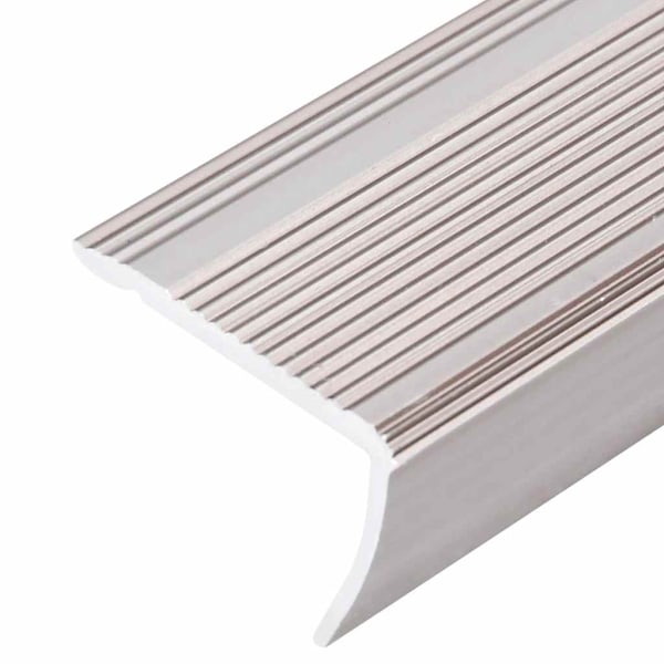 vidaXL Trappnosar i L-form 5 st aluminium 100 cm champagne Silver