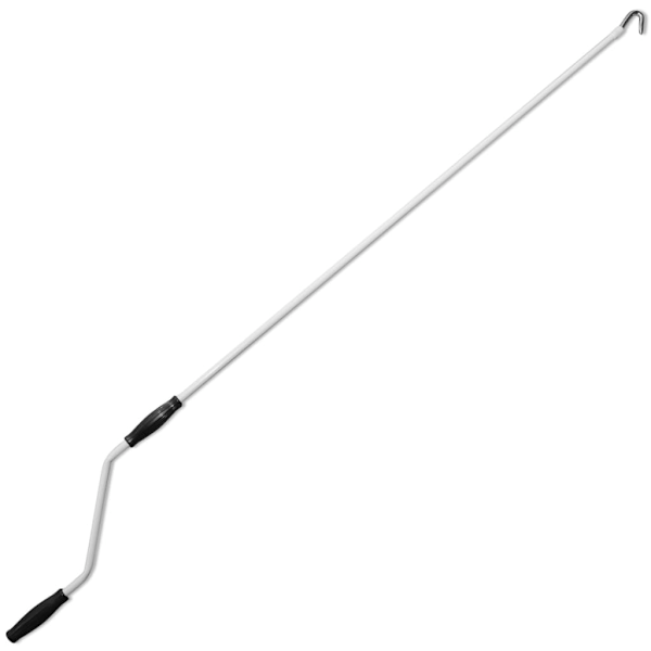 vidaXL Markis manuellt infällbar 450 cm blå/vit Blå