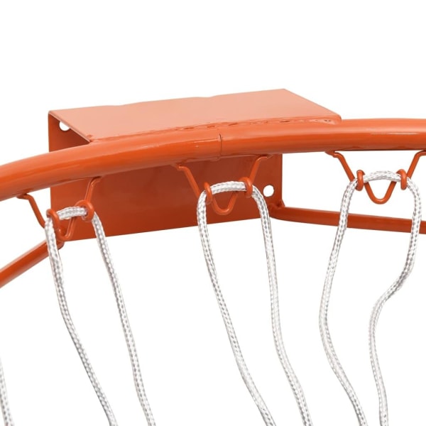 vidaXL Basketring orange 39 cm stål Orange