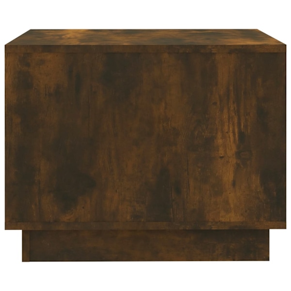 vidaXL Soffbord rökfärgad ek 55x55x43 cm konstruerat trä Brun