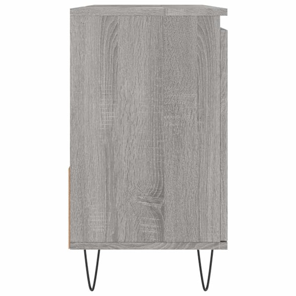 vidaXL Badrumsskåp grå sonoma 65x33x60 cm konstruerat trä Grå