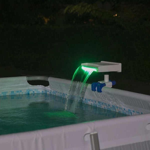 Bestway Vattenfall med LED till pool Flowclear Vit