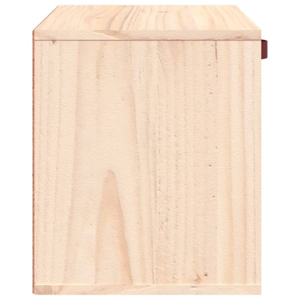 vidaXL Väggskåp 40x30x35 cm massiv furu Brun