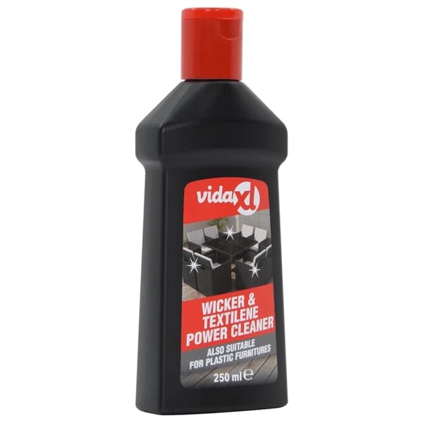 vidaXL Möbelrengöring för rotting och textilene 250 ml grå